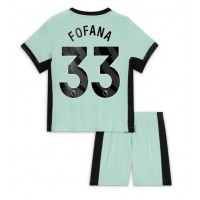 Chelsea Wesley Fofana #33 Rezervni Dres za djecu 2023-24 Kratak Rukav (+ Kratke hlače)